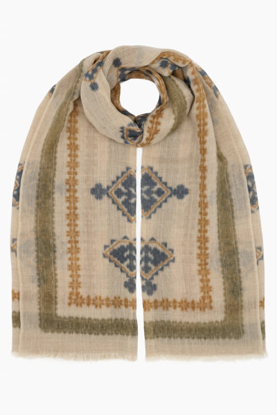 Mouse Taupe Wool Scarf