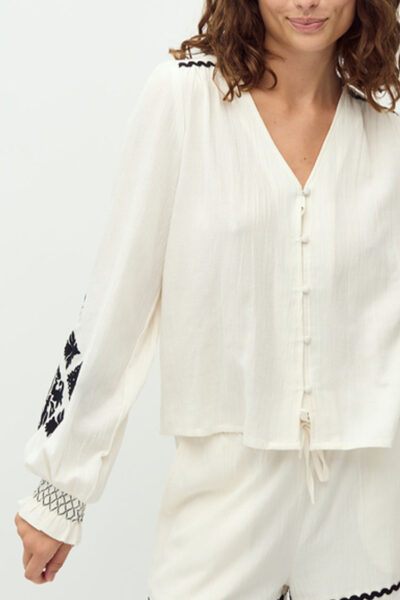 Kanja Black Blouse