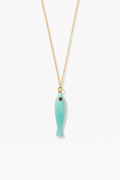 Dory Aqua Fish Necklace