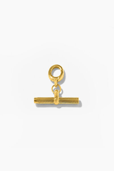 Ezra Gold T-Bar Charm