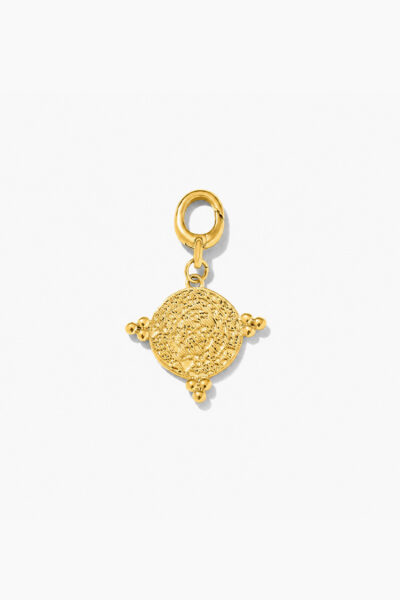 Nyra Gold Coin Charm