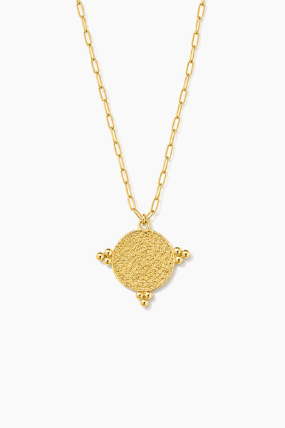 Nyra Gold Coin Necklace