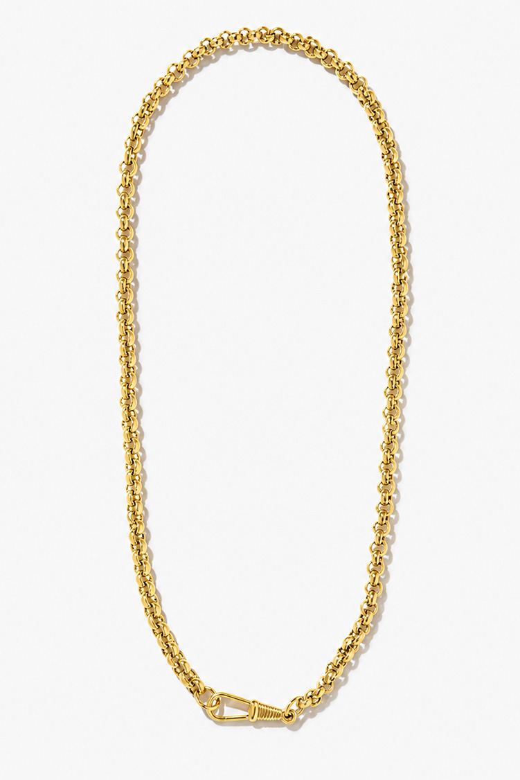 Otis Vintage Chunky Gold Chain Necklace - Image 7