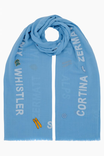 I Love to Ski Scarf