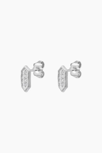 Romy Silver Stud Earrings