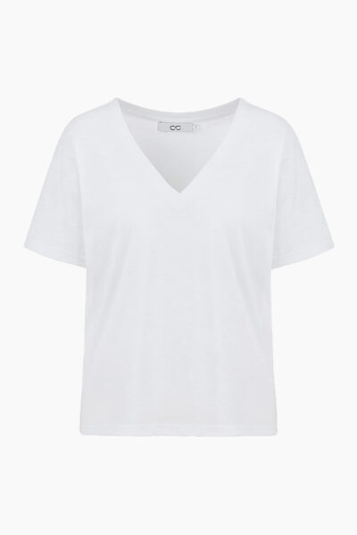 White Short Sleeve Top