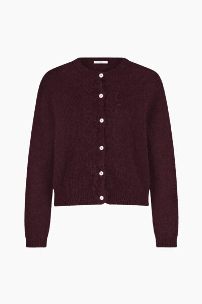 Cleo Wine Cardigan