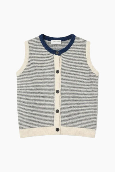 Blue Striped Vest