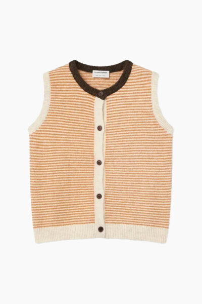 Orange Striped Vest
