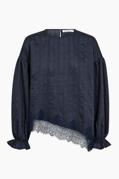 Melli Lace Navy Blouse