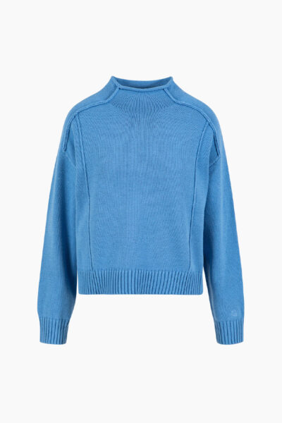 Avery Blue Turtleneck