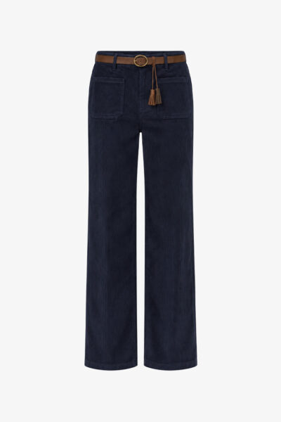Navy Canelle Trousers