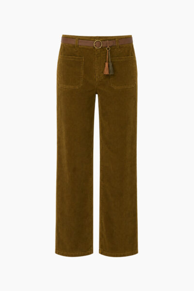 Olive Canelle Trousers