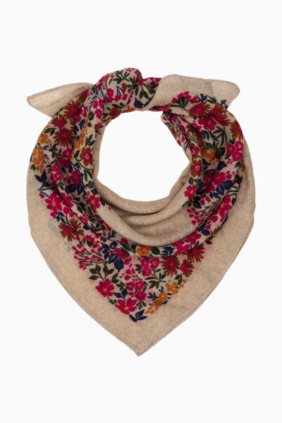 Floral Wool Bandana