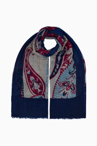 Jo Motif Wool Scarf