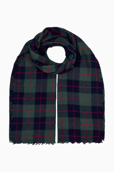 Lucy Plaid Wool Scarf