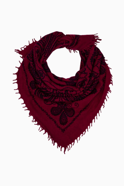 Thompson Paisley Cashmere Bandana