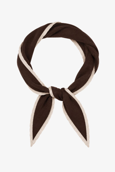 Chocolate Triangle Scarf