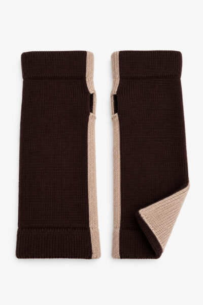 Chocolate Two-Tone Glove