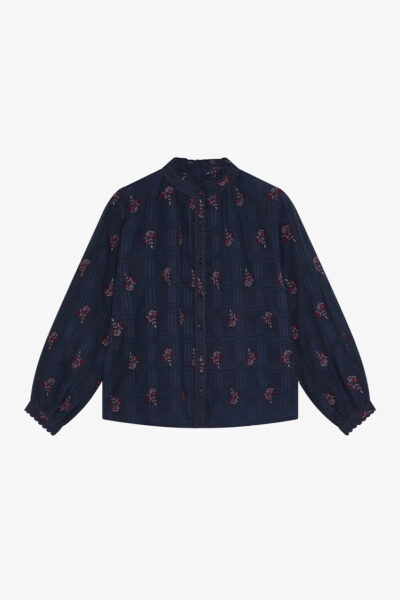 Sabine Blue Romance Blouse