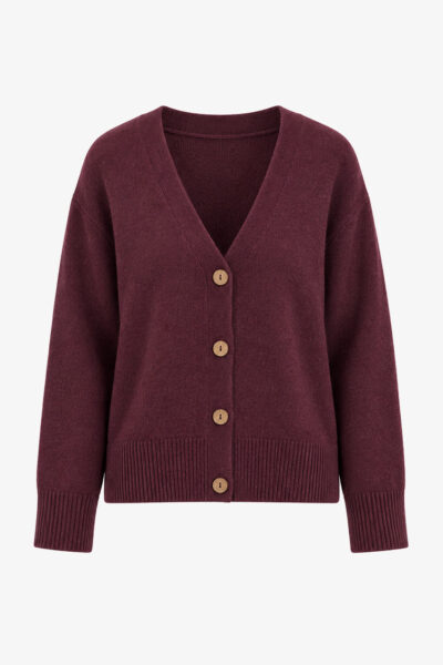 Amarena Plum Cardigan