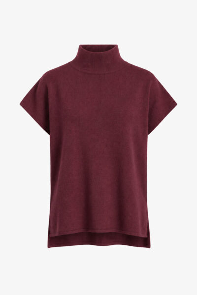 Aubergine Sleeveless Knit