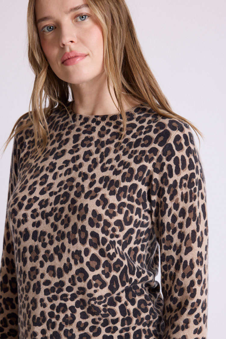 Callista Leopard Print Knit - Image 3