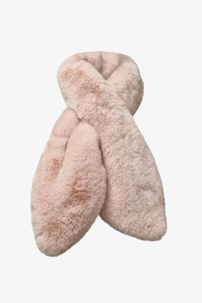 Cate Faux Fur Blush Scarf
